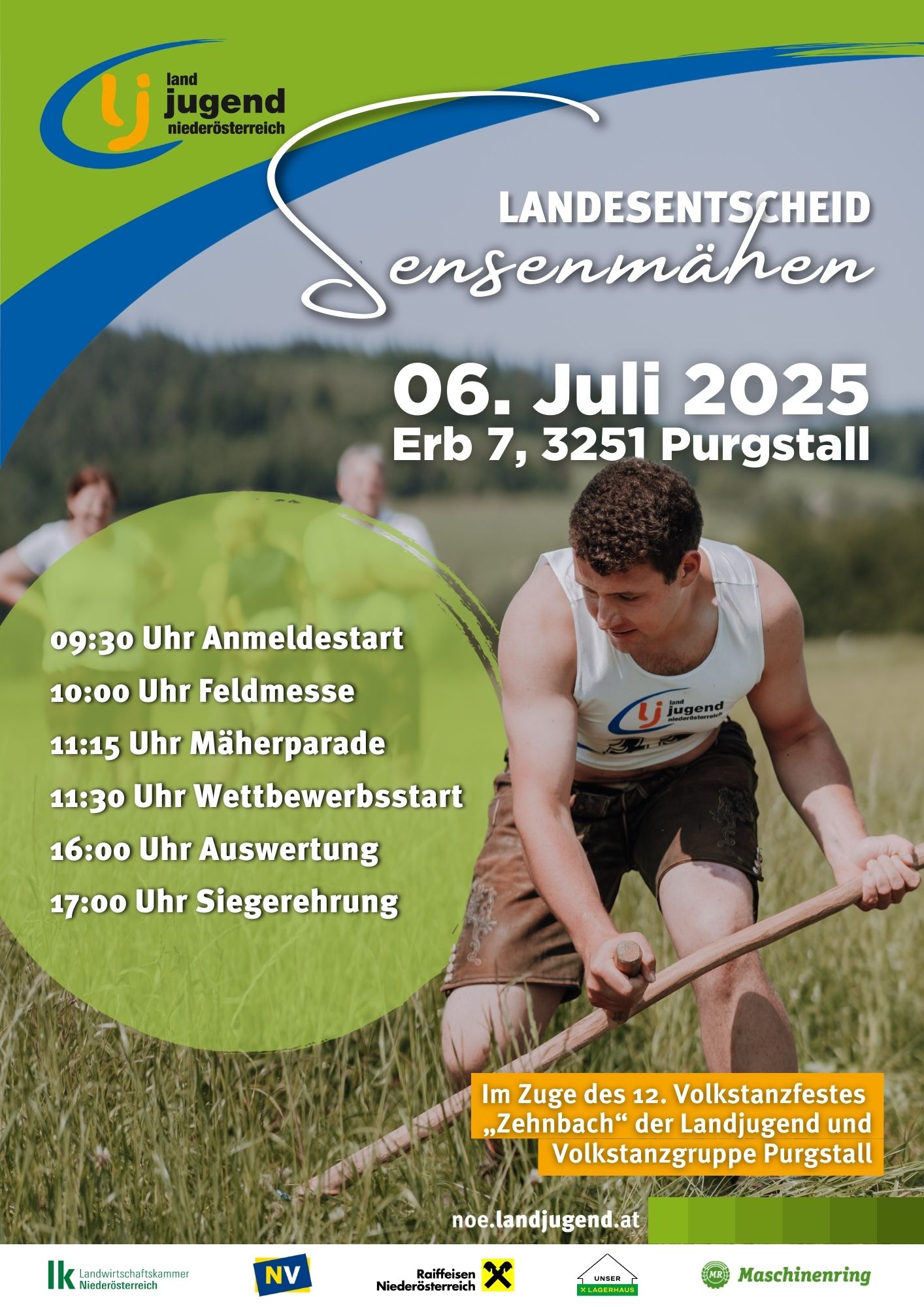 Landesentscheid Sensenmähen