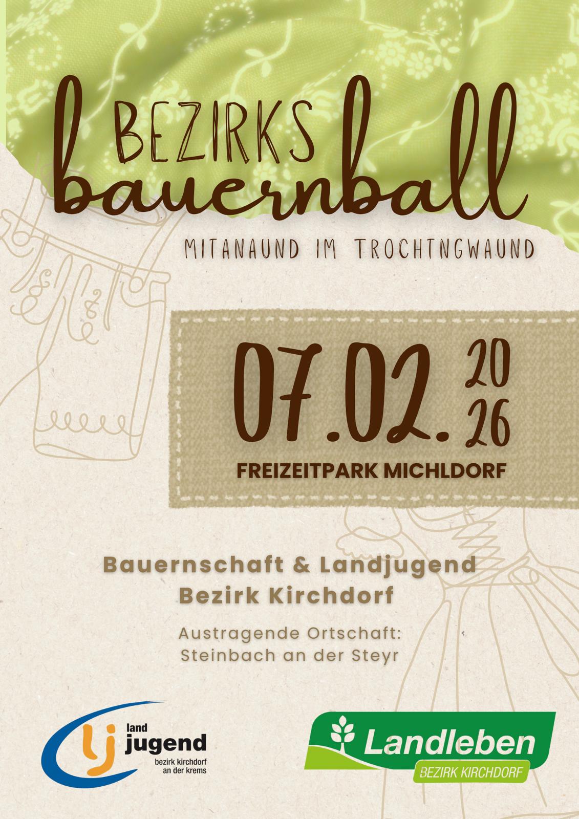 Bezirksball "Midanaund im Trachtngwaund"