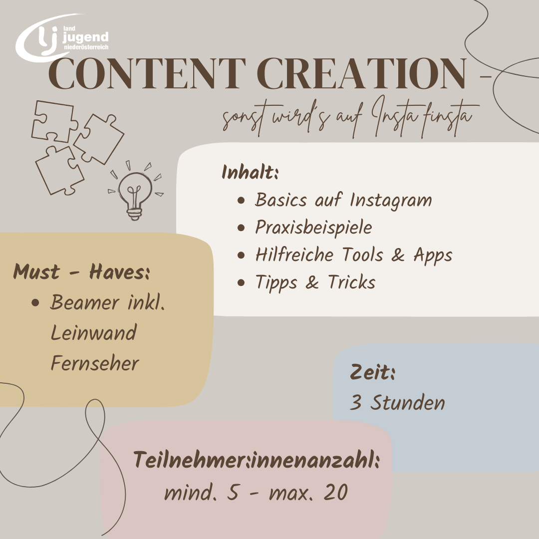 Content Creation im Bezirk Wr. Neustadt