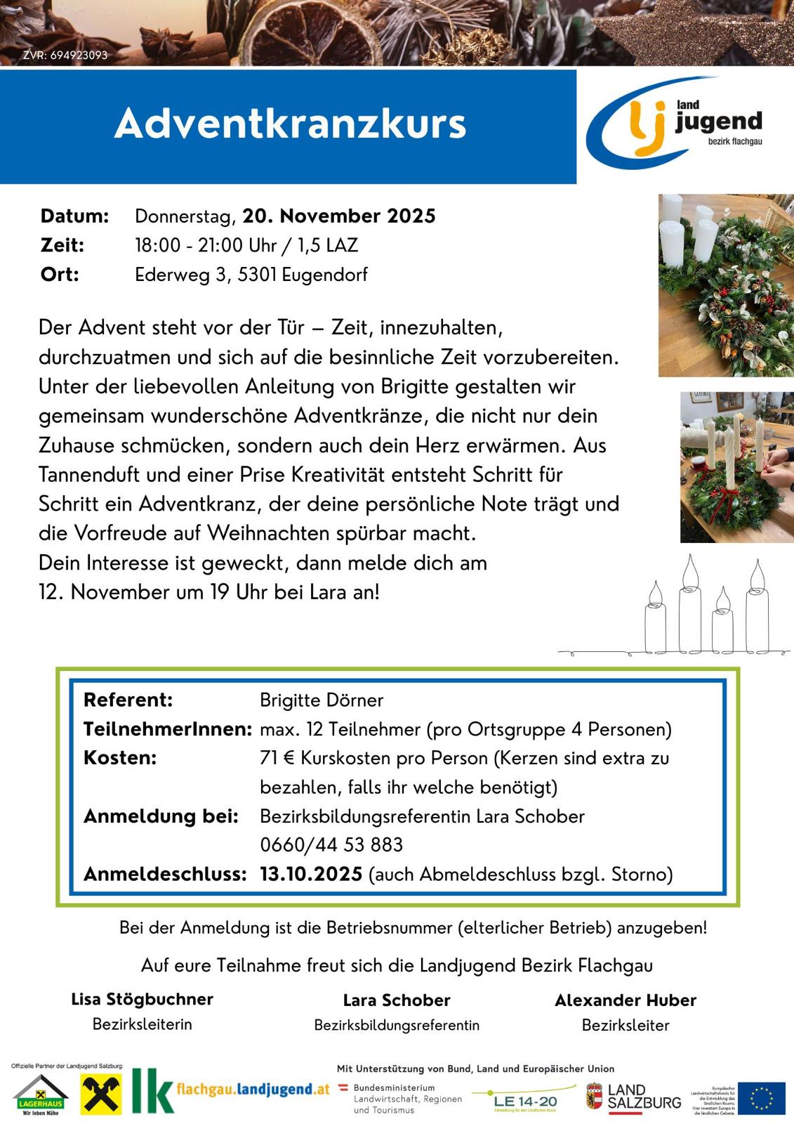 Seminar: Adventkranzkurs (FLG)