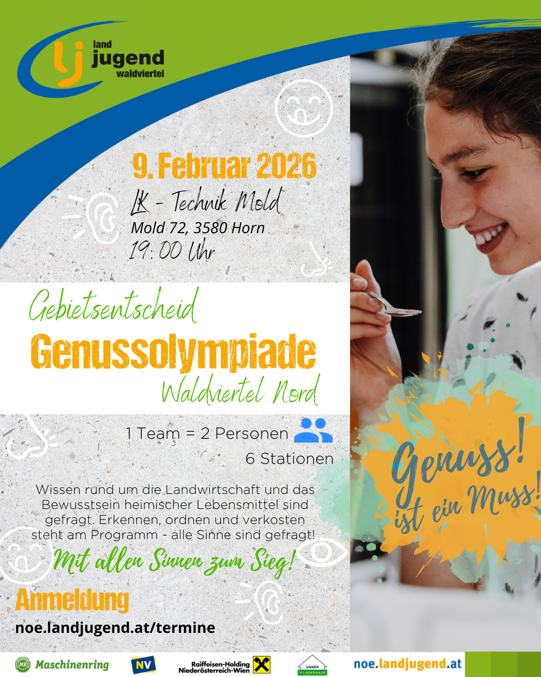 Gebietsentscheid Genussolympiade im Waldviertel Nord