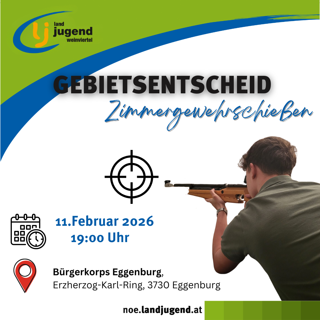 Gebietsentscheid Zimmergewehrschießen im Weinviertel