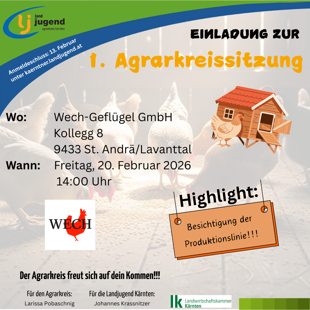 1. Agrarkreissitzung - Wech-Geflügel GmbH