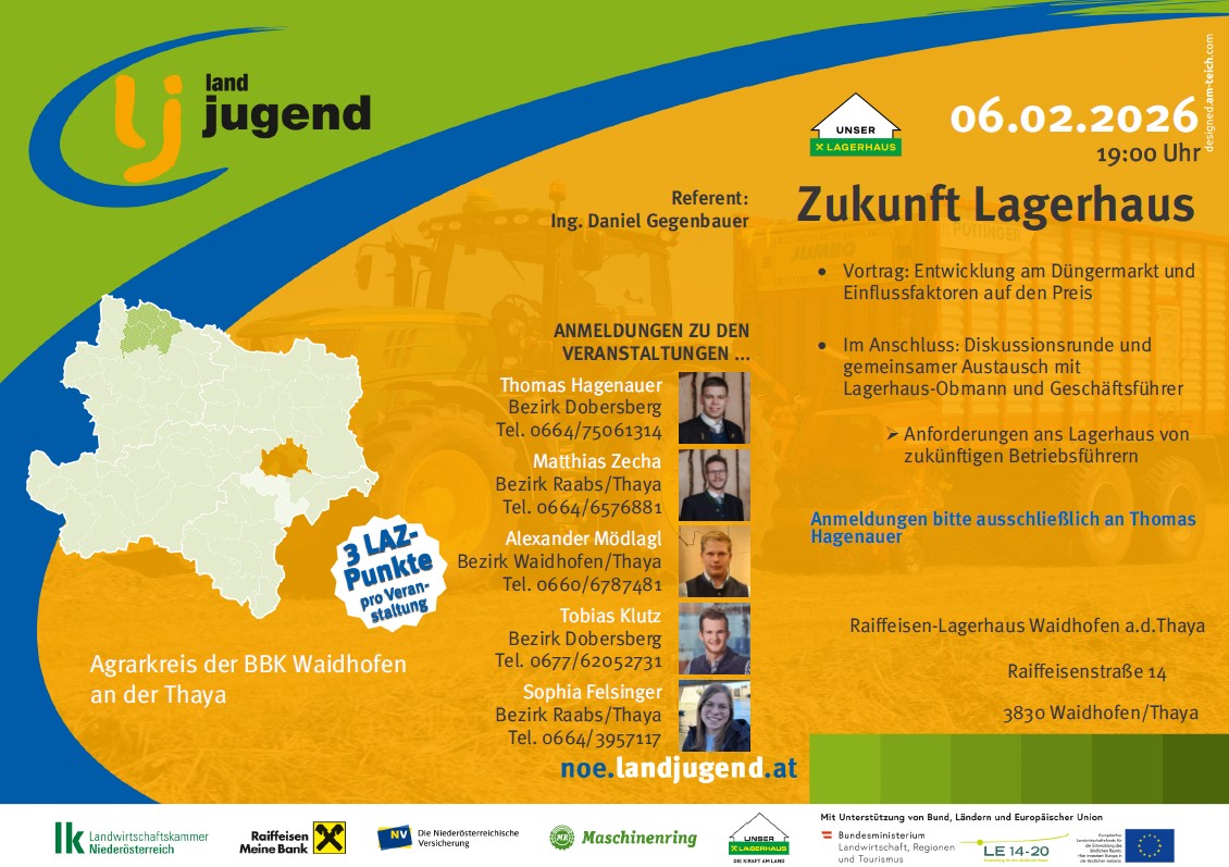 Agrarkreis der BBK Waidhofen/Thaya - "Zukunft Lagerhaus"