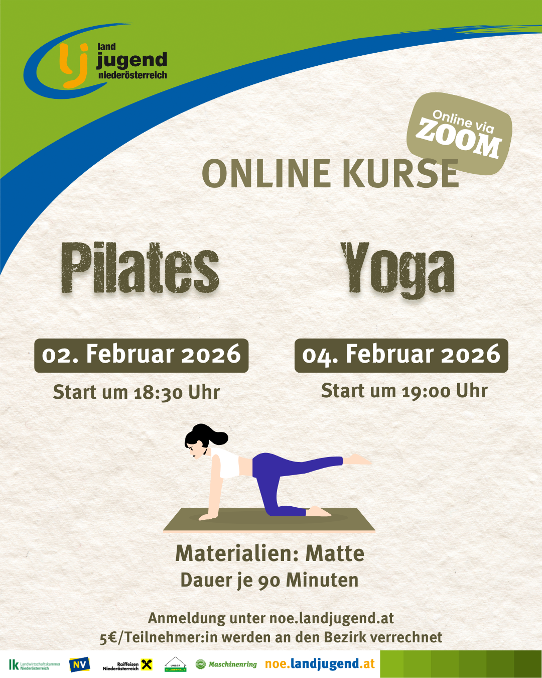 Online Seminar - "Yoga" in der Landjugend Niederösterreich