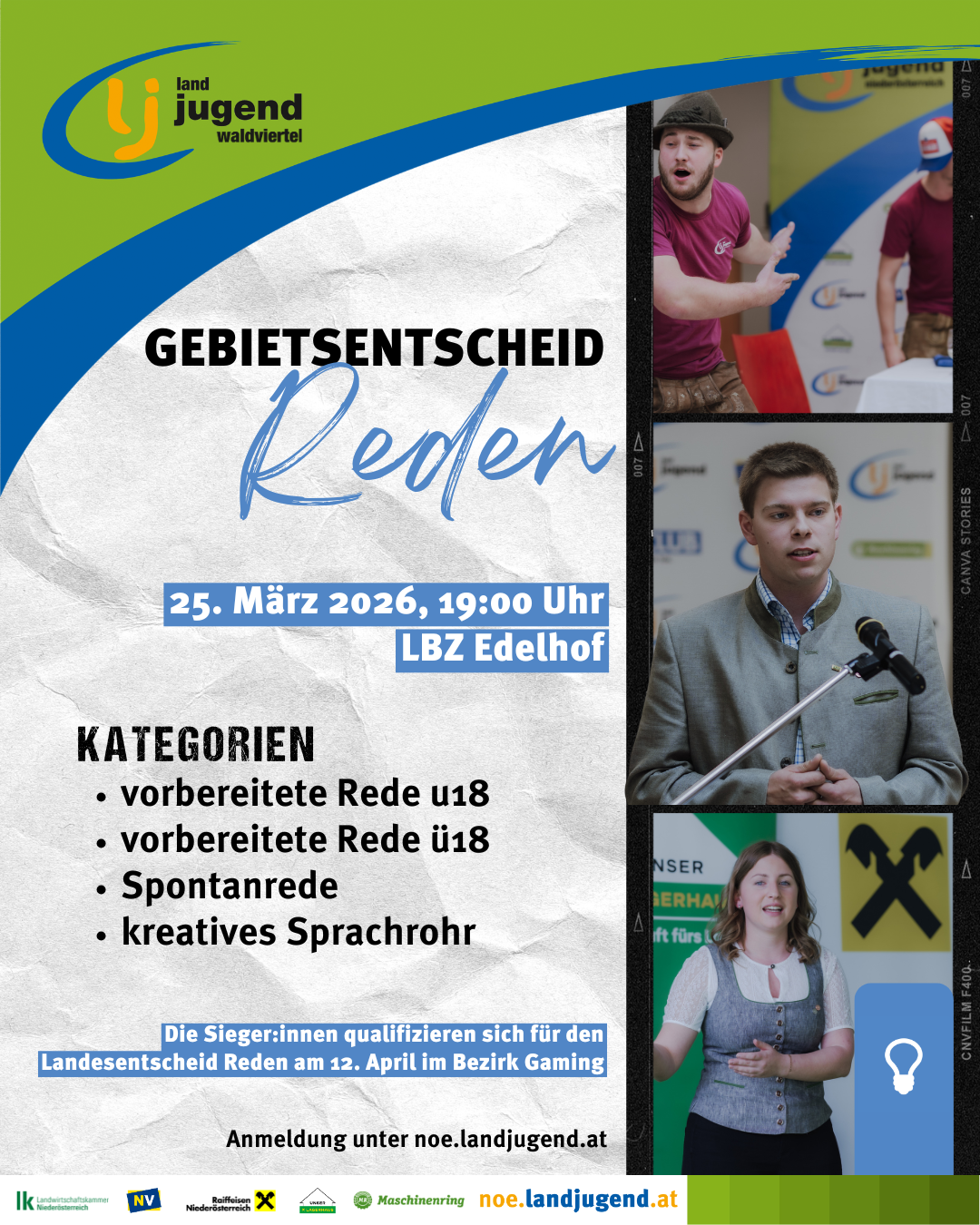 Gebietsentscheid Reden im Waldviertel