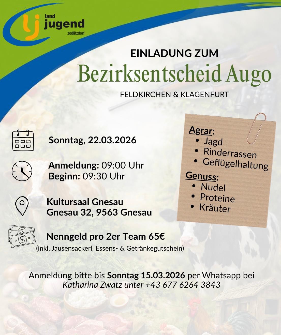 Feldkirchen und Klagenfurt: Bezirksentscheid Agrar- und Genussolympiade