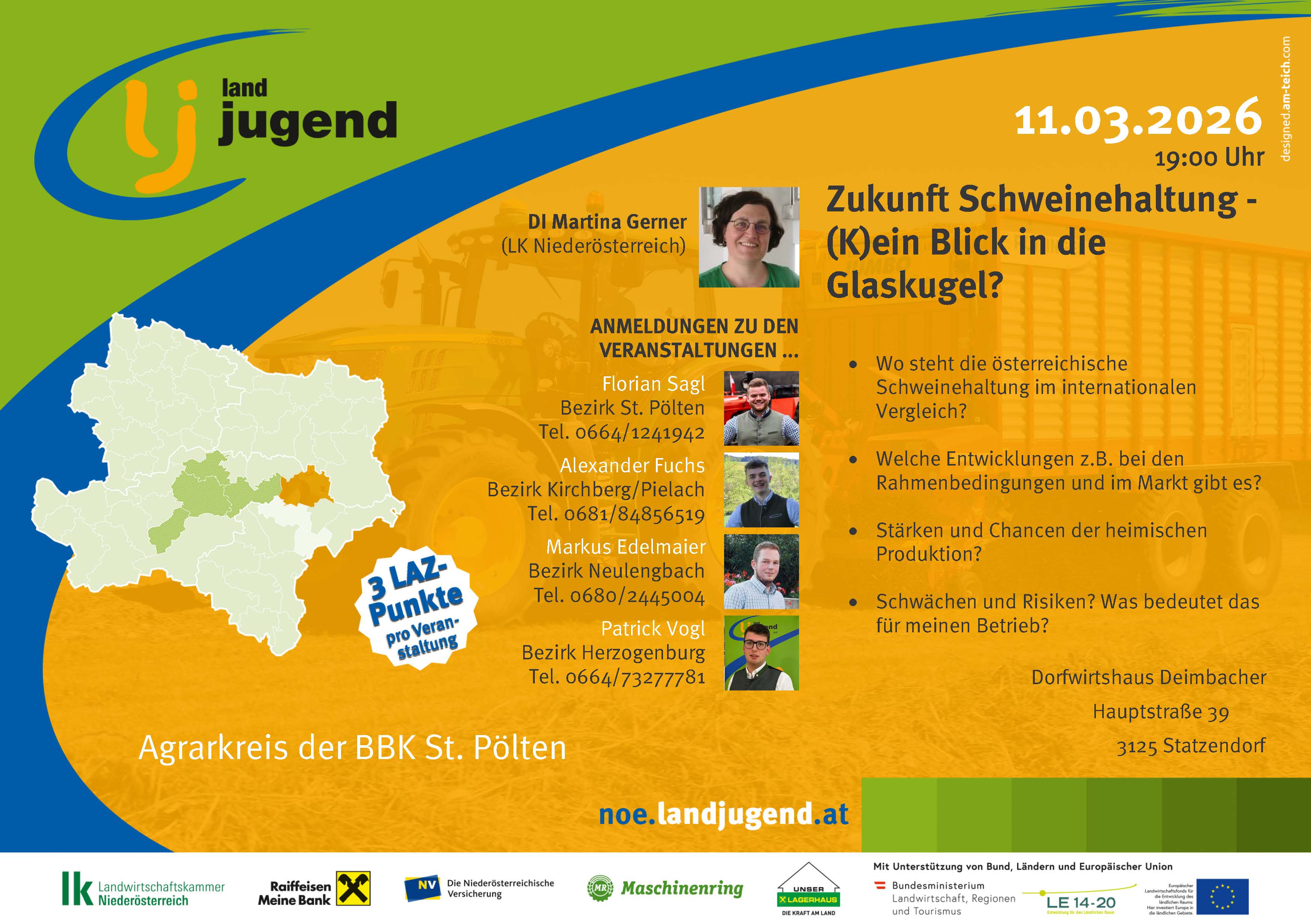 Agrarkreis der BBK St. Pölten - "Zukunft Schweinehaltung"