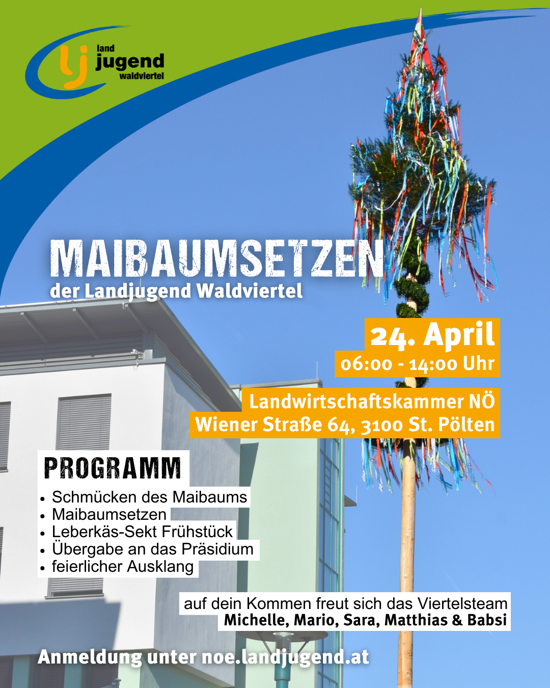 Maibaumsetzen der Landjugend Waldviertel