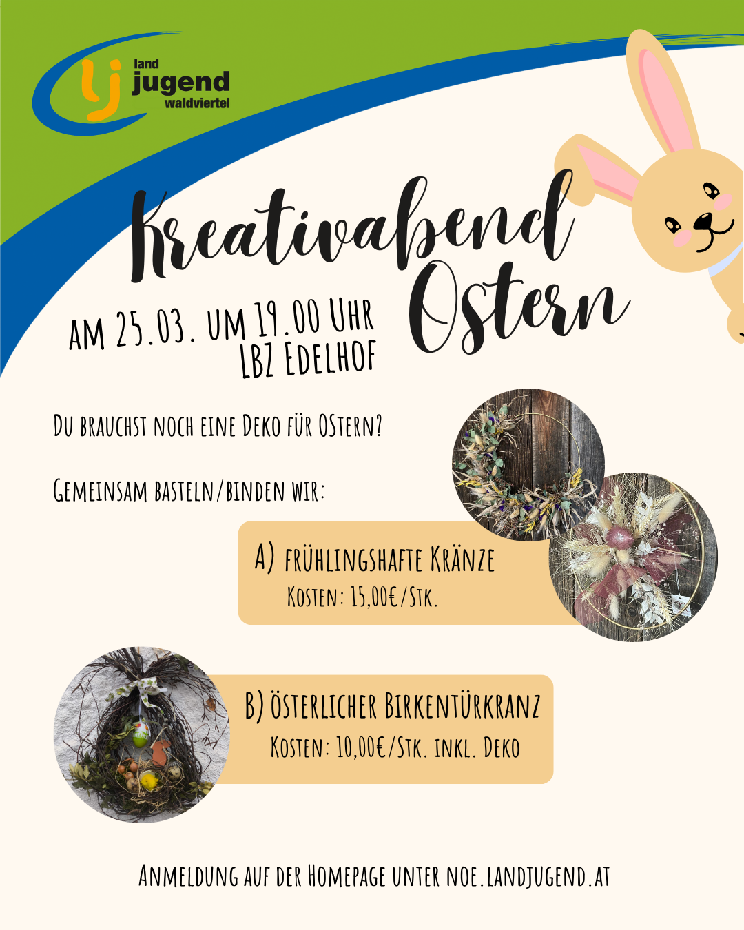 Kreativabend Ostern im Waldviertel