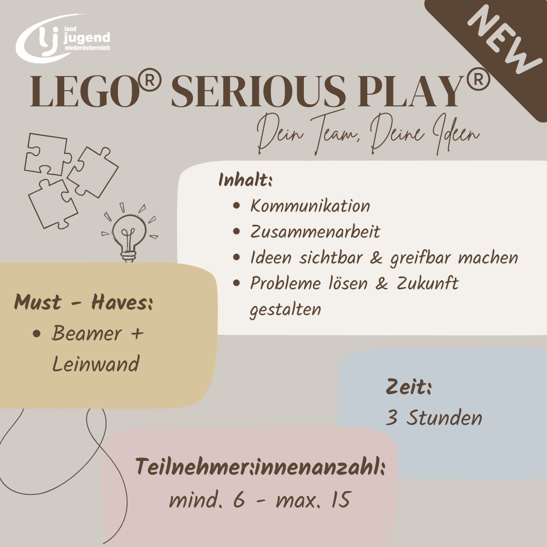 Lego Serious Seminar im Bezirk St. Pölten