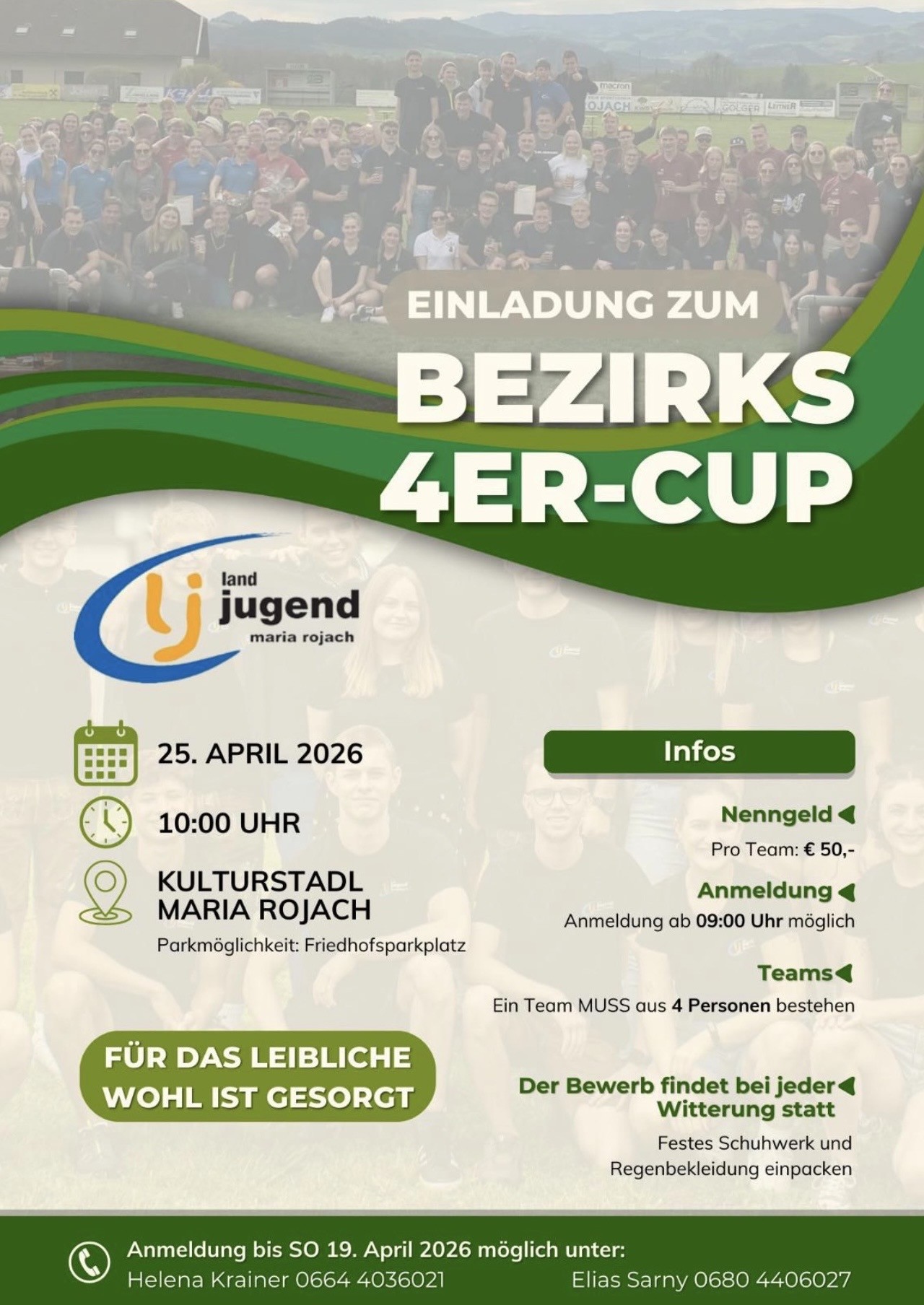 Wolfsberg: Bezirksentscheid 4er-Cup