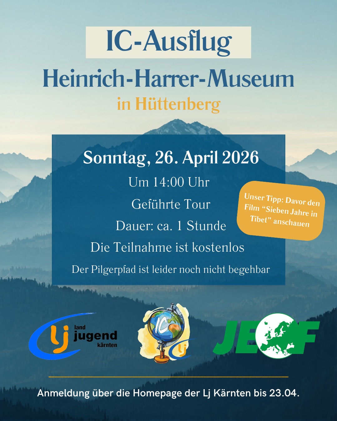 IC: Ausflug ins Heinrich-Harrer-Museum