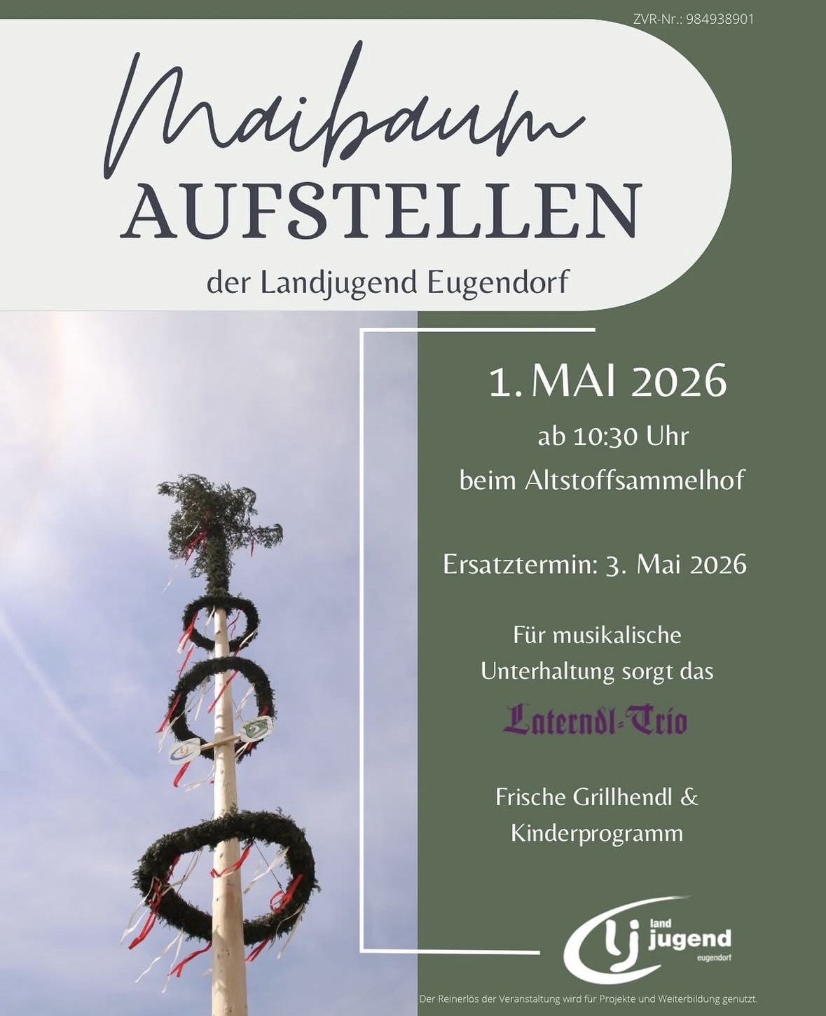 Maibaumaufstellen (LJ Eugendorf)