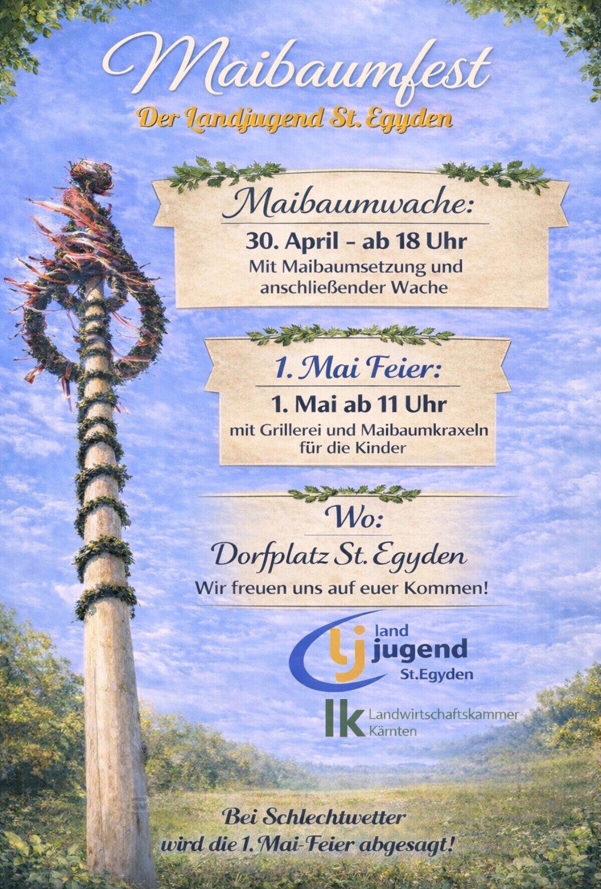 St. Egyden: Maibaumwache