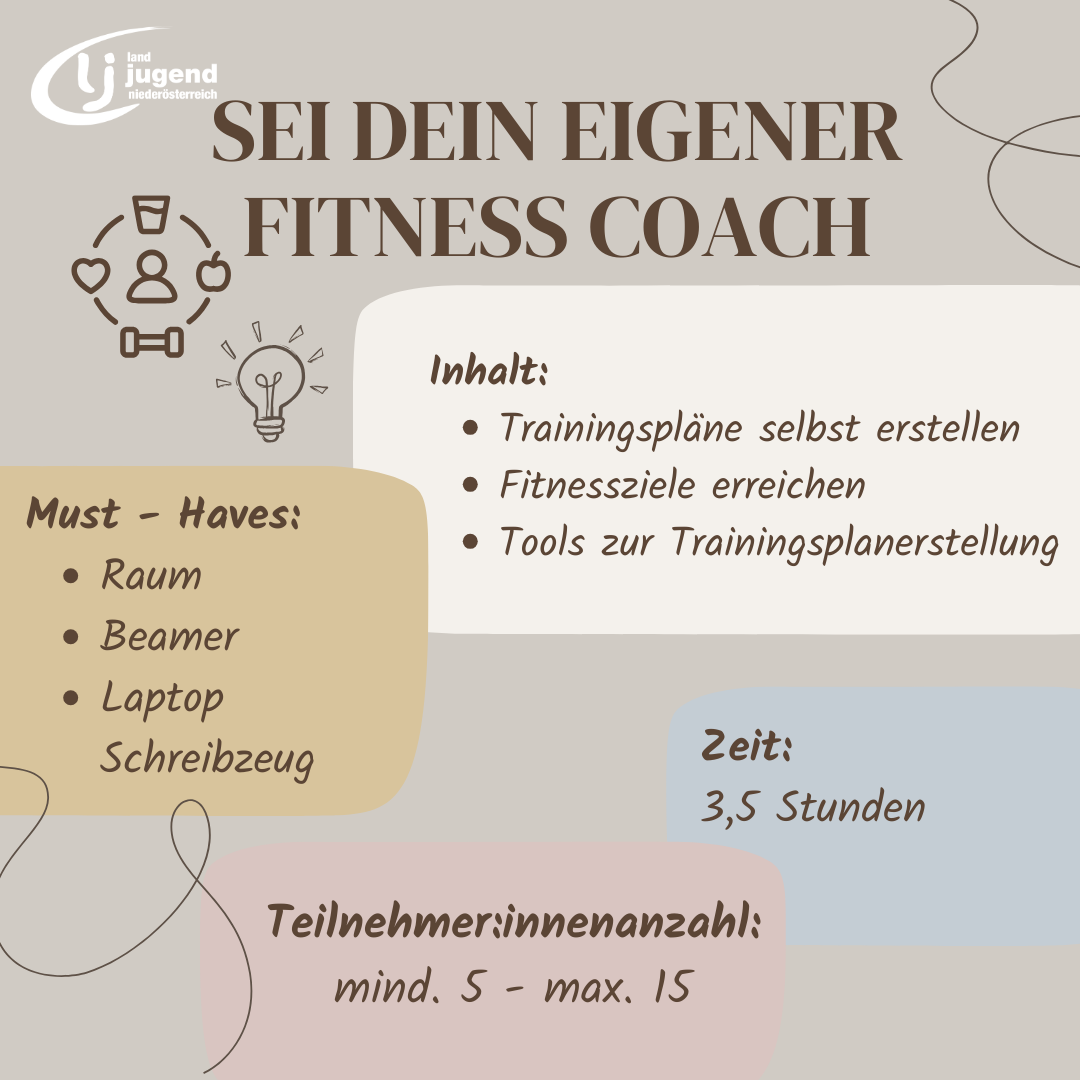 Sei dein EIGENER Fitness Coach im Bezirk Scheibbs