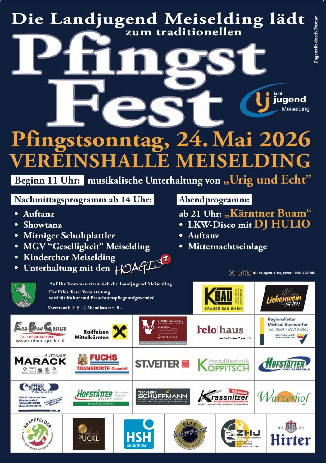 Meiselding: Pfingstfest