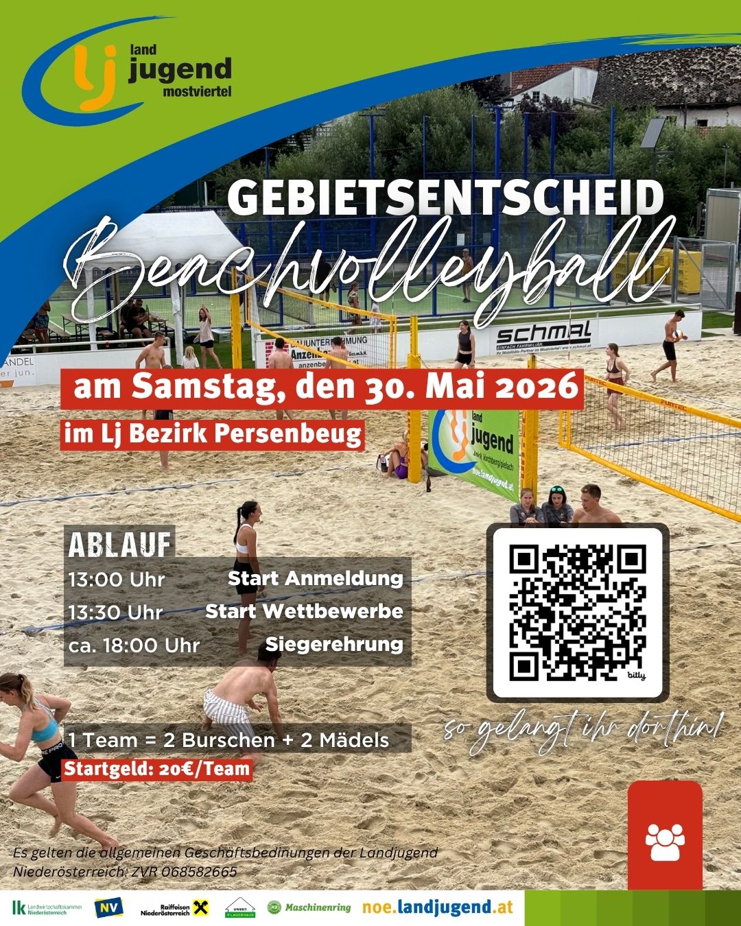 ABSAGE Gebietsentscheid Beachvolleyball in der Landjugend Mostviertel