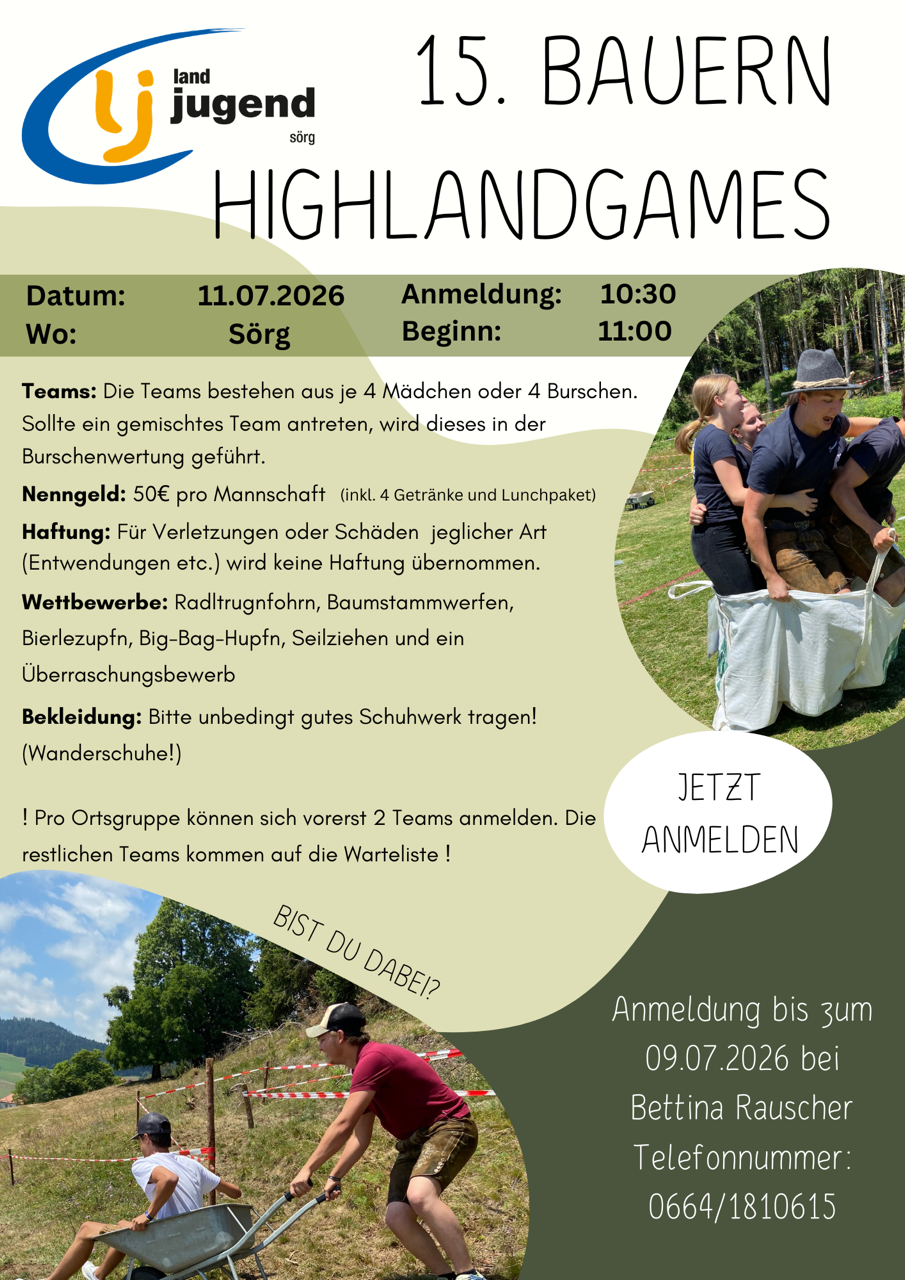 Sörg: 15. Bauern-Highlandgames