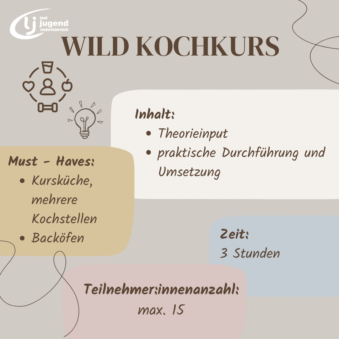 Kochkurs "Wild" im Bezirk Laa/Thaya