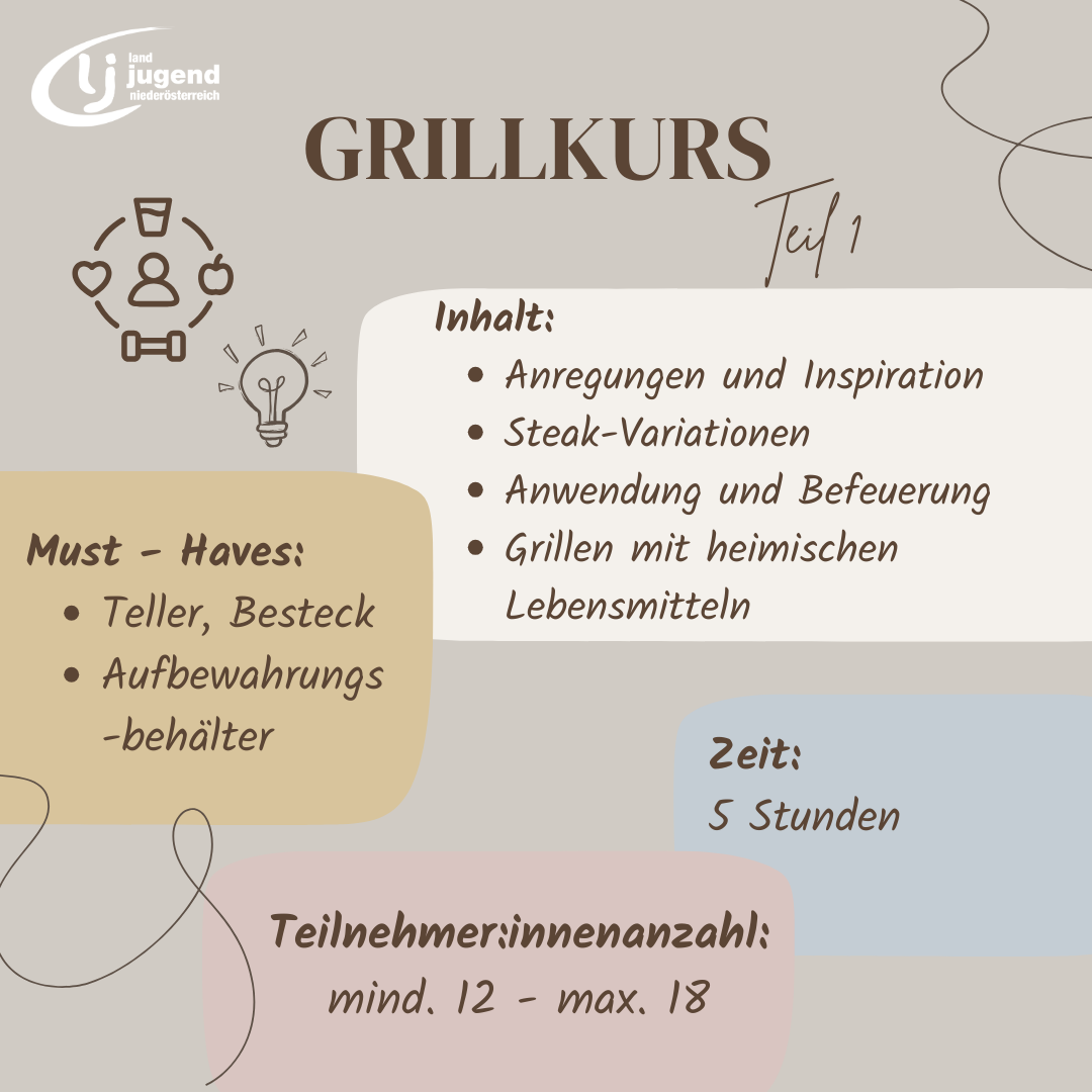 Grillkurs - Teil 1 im Bezirk Herzogenburg