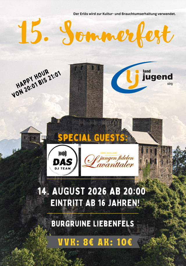 Sörg: 15. Sommerfest