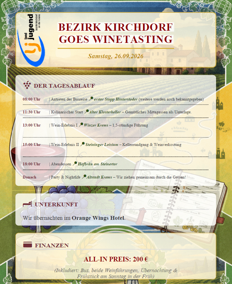 Landjugend goes Winetasting