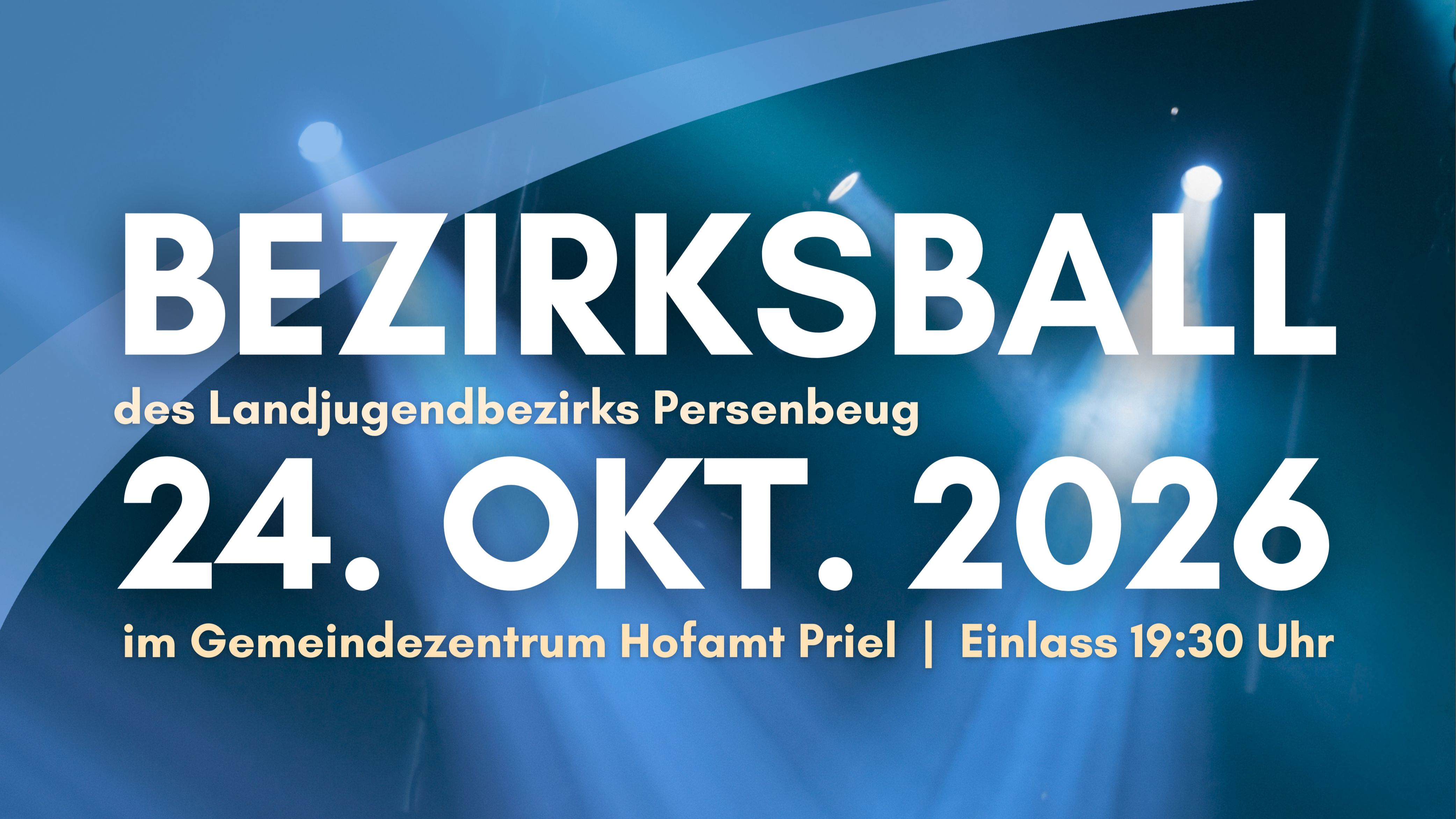 Bezirksball Landjugendbezirk Persenbeug