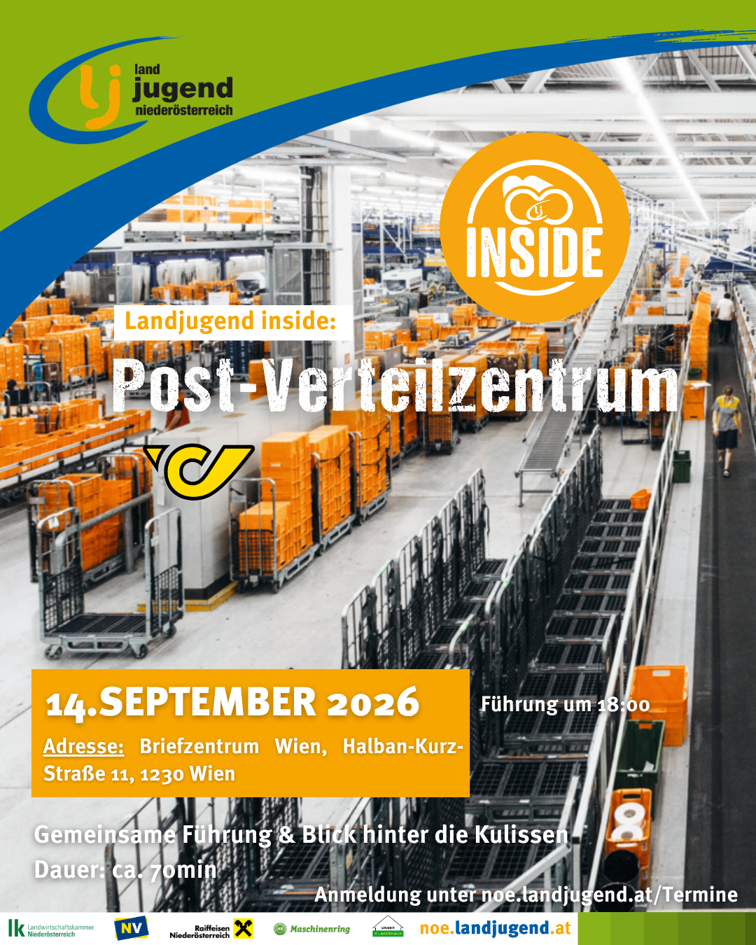 Landjugend Inside - Postverteilzentrum Wien