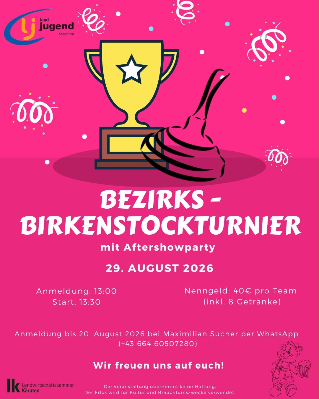 Beerenthal: Bezirks-Birkenstockturnier 2026