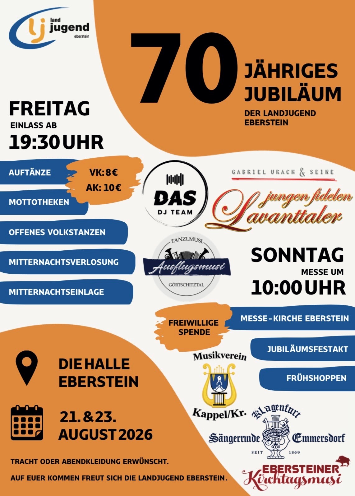 Eberstein: 70-Jahr-Jubiläum