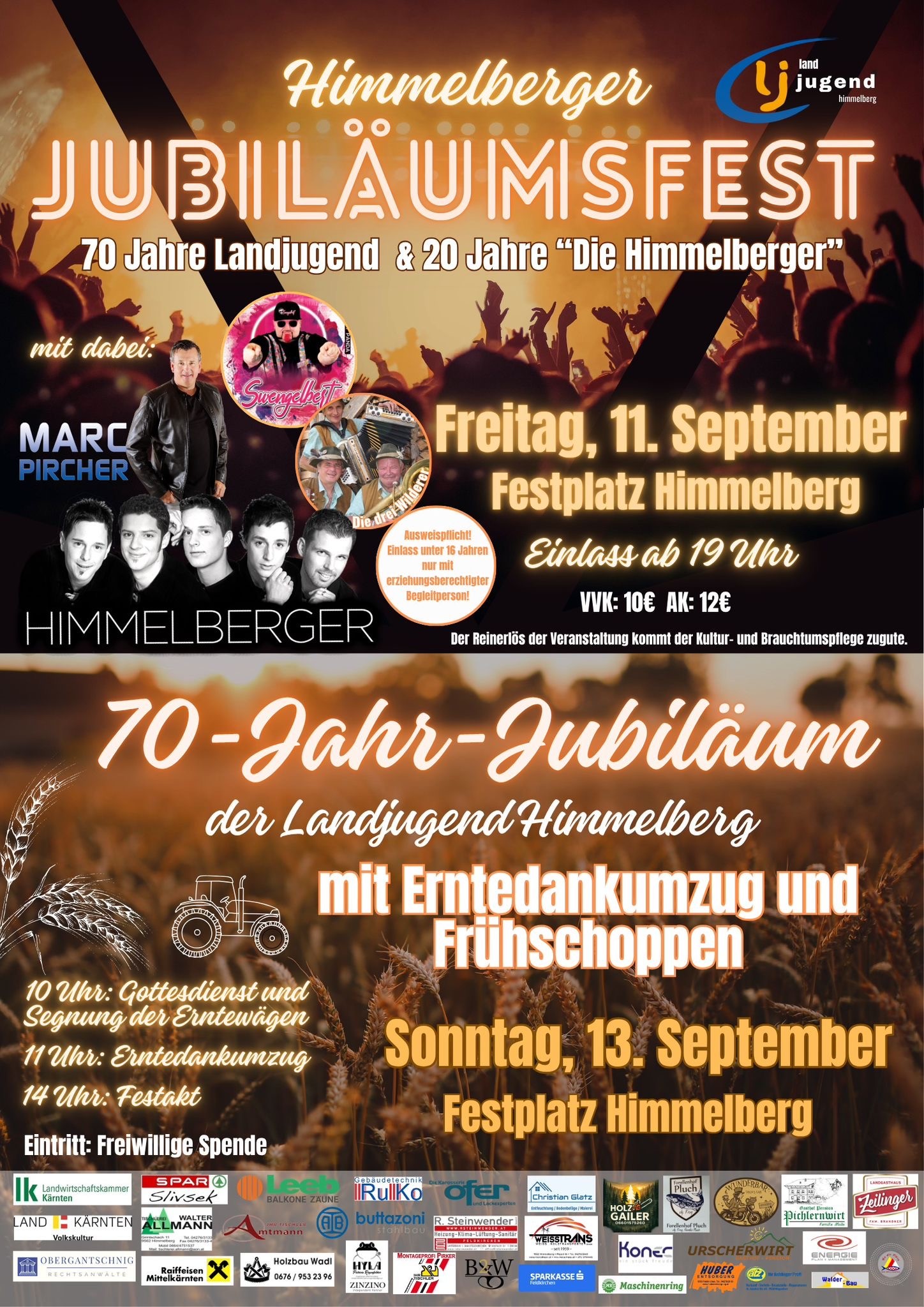 Himmelberg: 70-Jahr-Jubiläumsparty