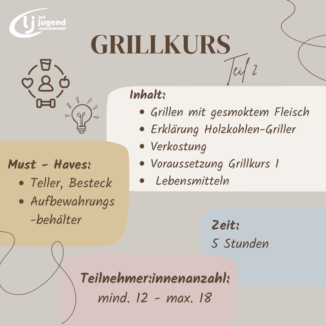 Grillkurs - Teil 2 im Bezirk Neulengbach