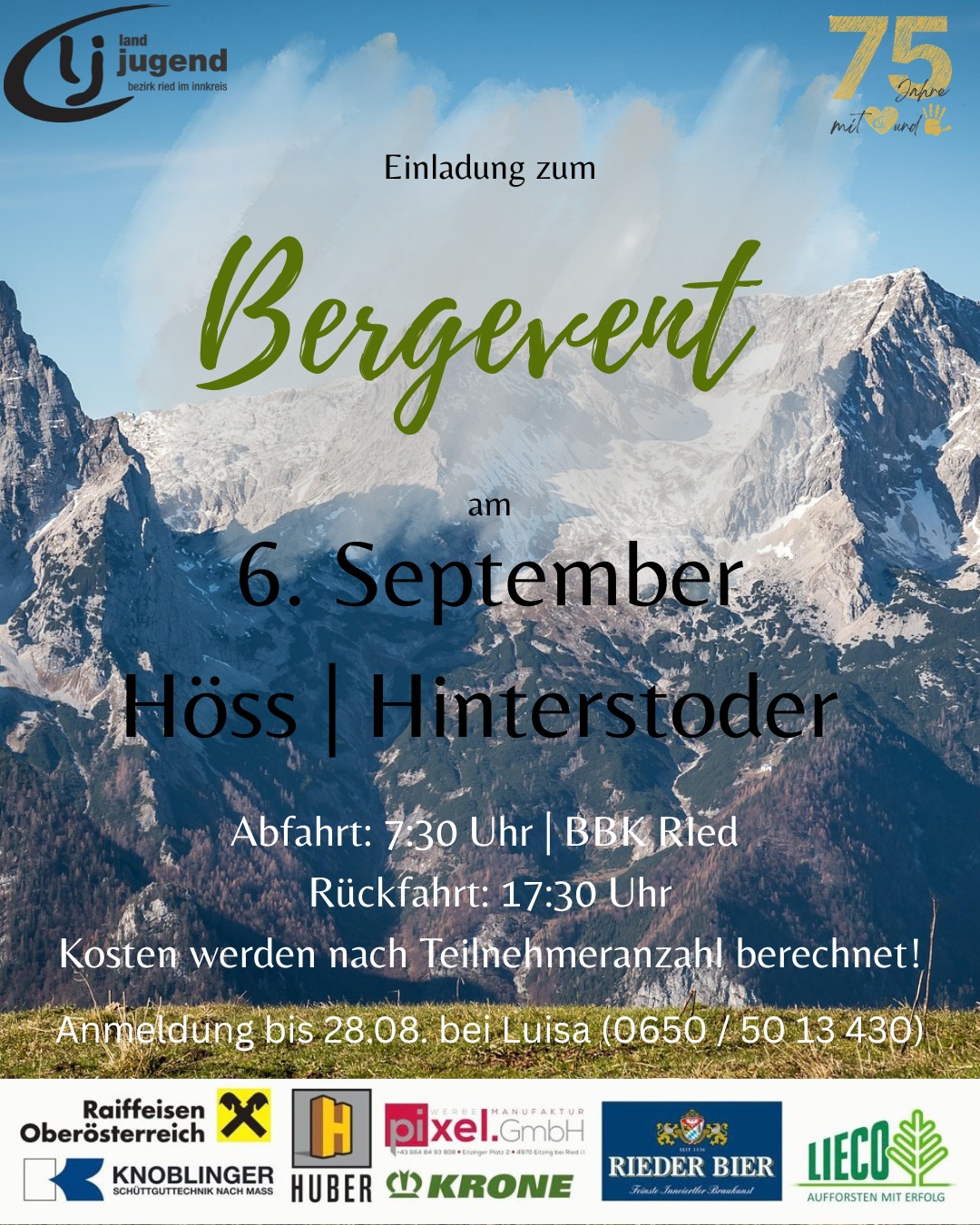 Bus zum Bergevent