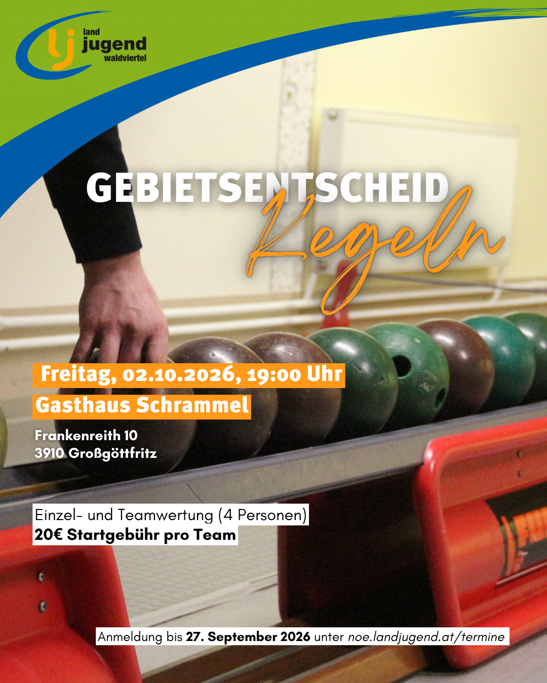 Gebietsentscheid Kegeln im Waldviertel