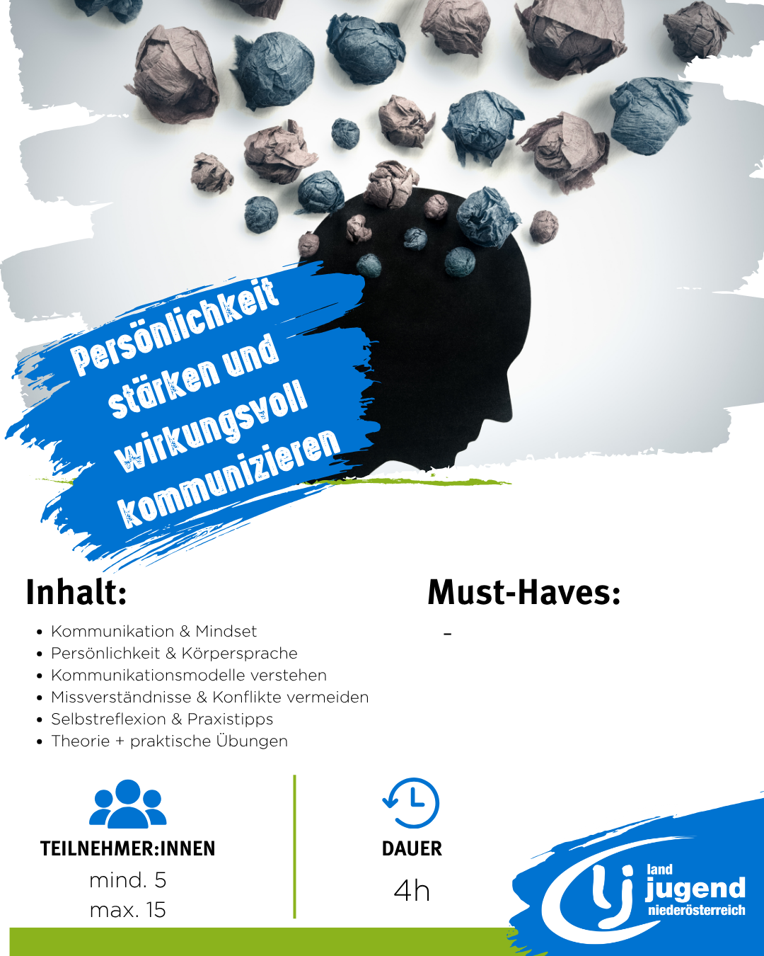 Persönlichkeit stärken im Bezirk Triestingtal