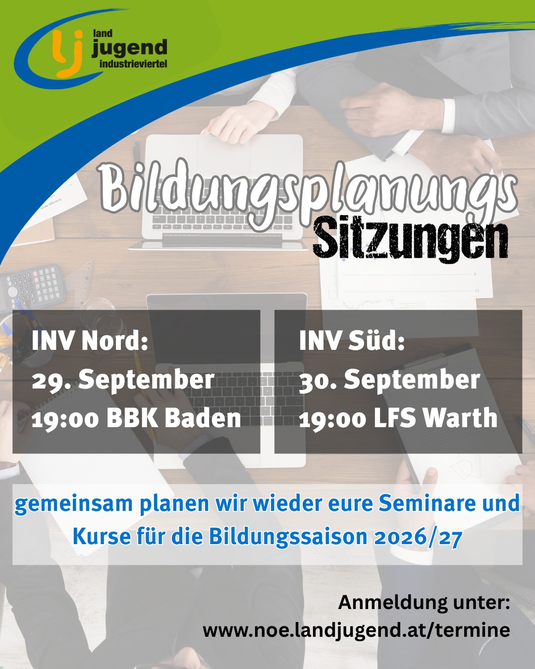 Bildungsplanungssitzung in der Bildungsregion INV Süd