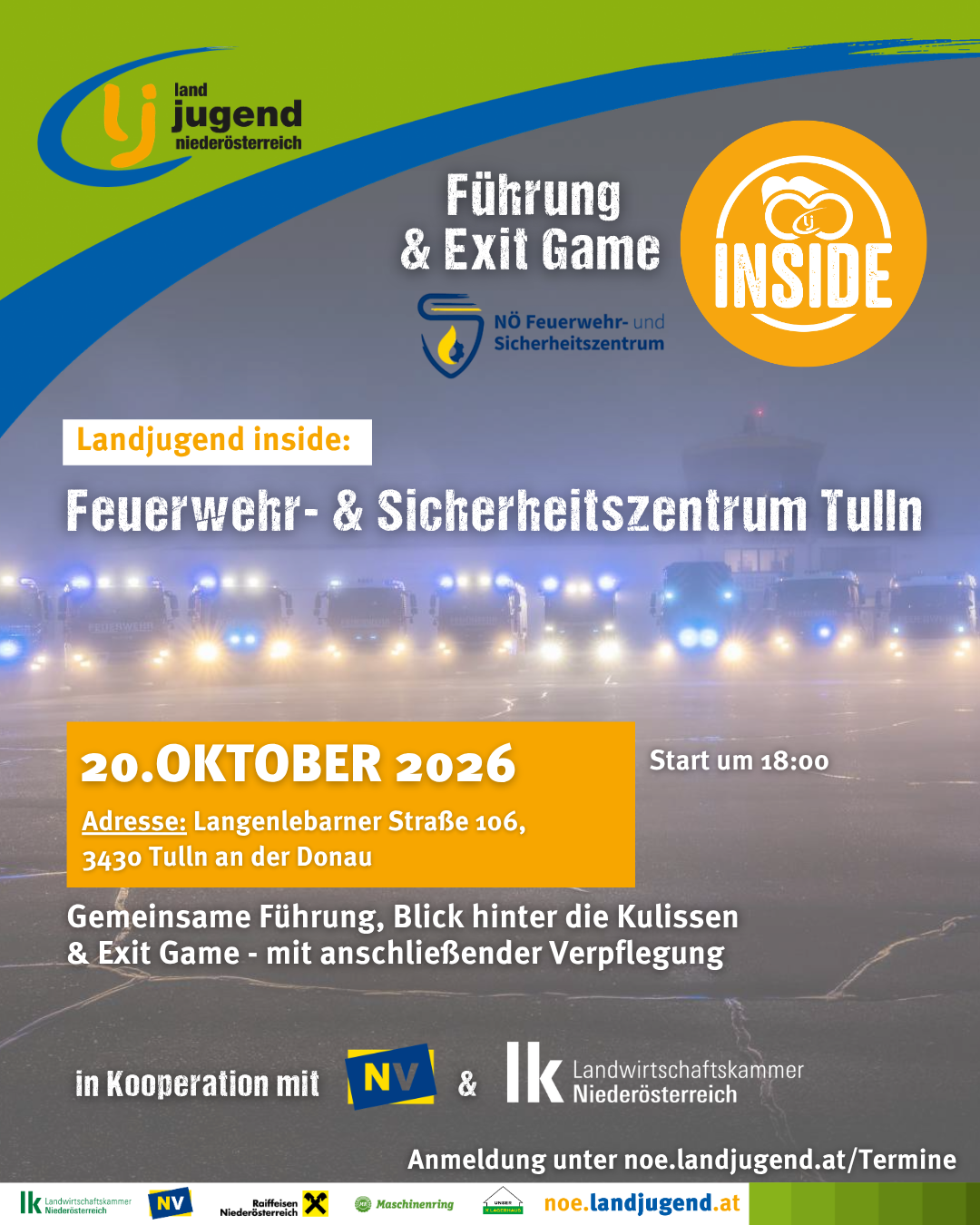 Landjugend Inside: Feuerwehr- & Sicherheitszentrum Tulln