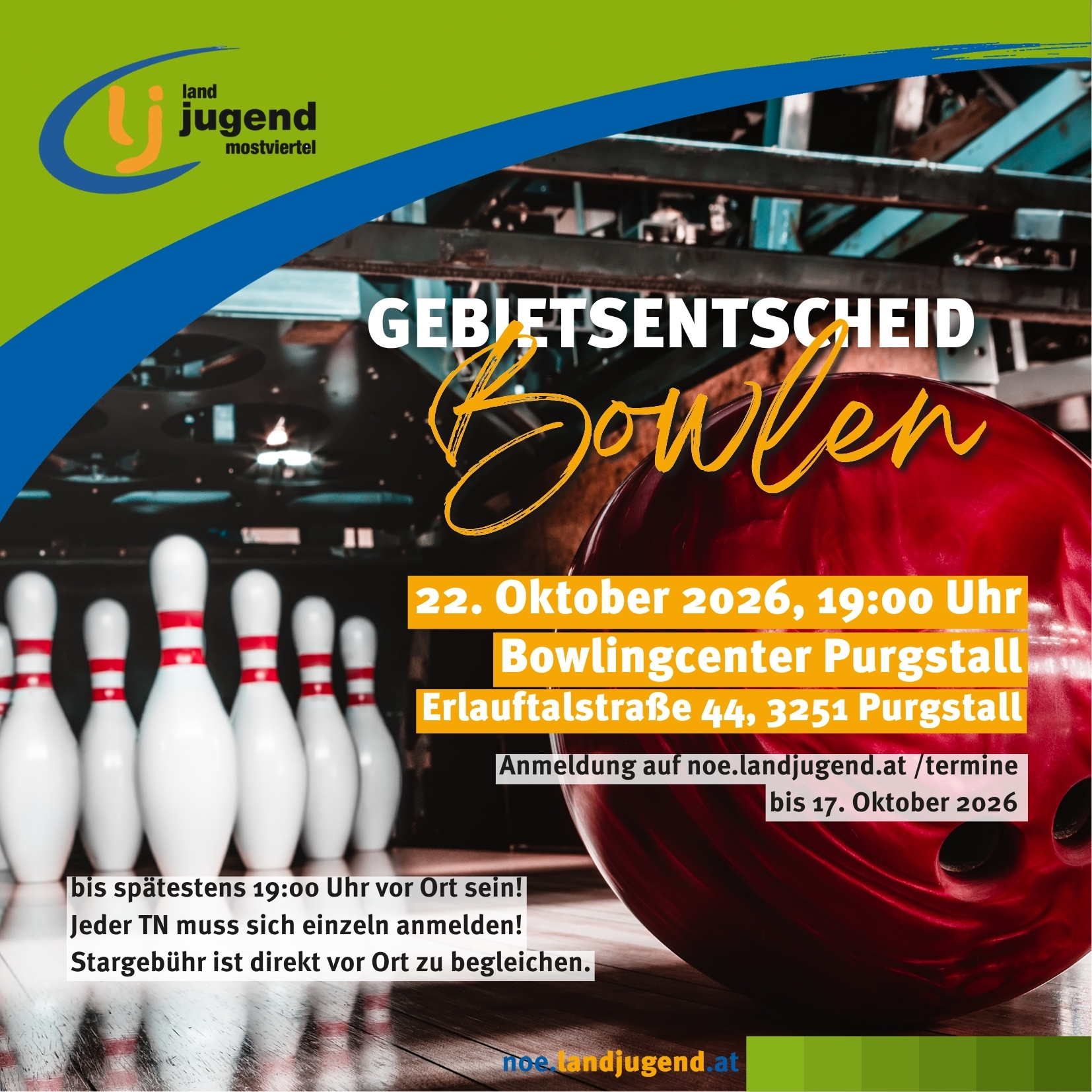 Gebietsentscheid Bowlen im Mostviertel