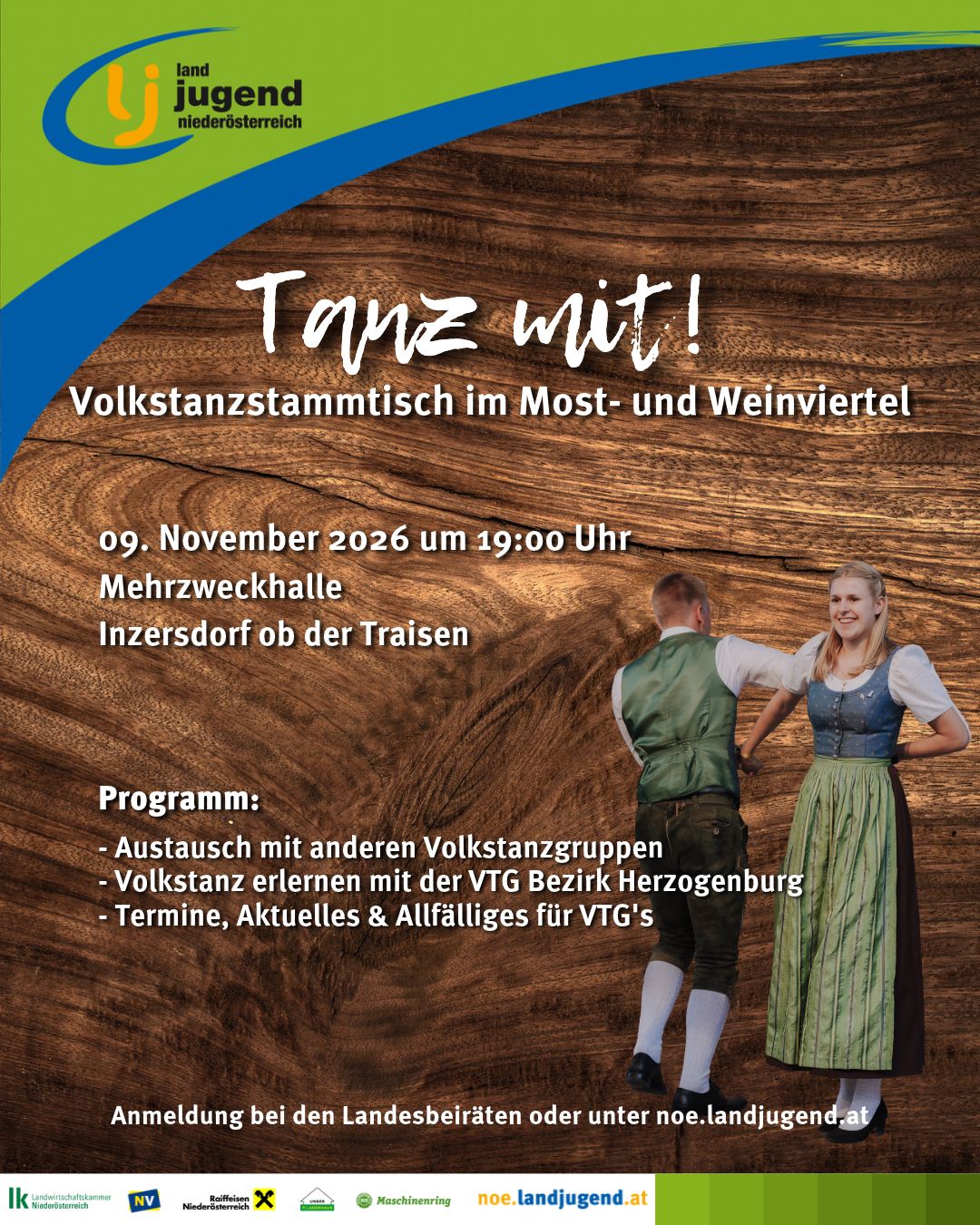 Volkstanzstammtisch im unteren Mostviertel und Weinviertel